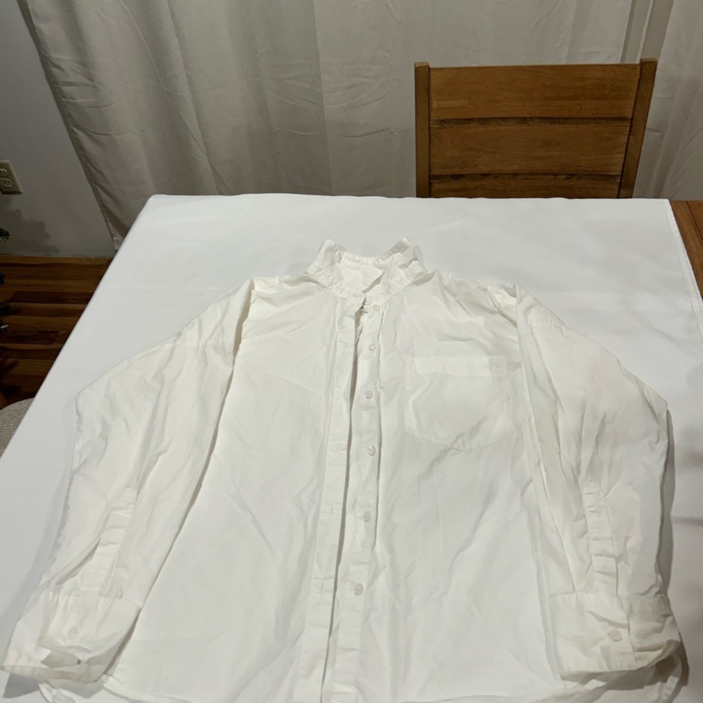 White Button-Up Shirt